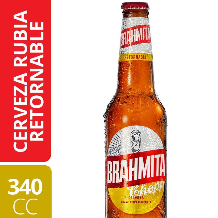 Cerveza BRAHMA Chopp Porron 340 Cc