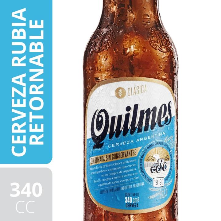 Cerveza QUILMES Porron 340 Cc