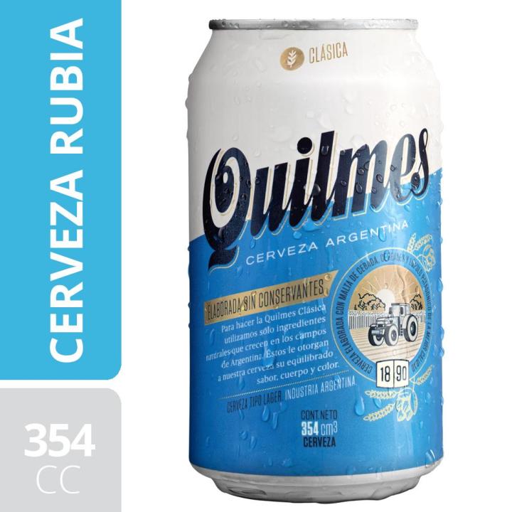 Cerveza Quilmes Lat 354 Ml