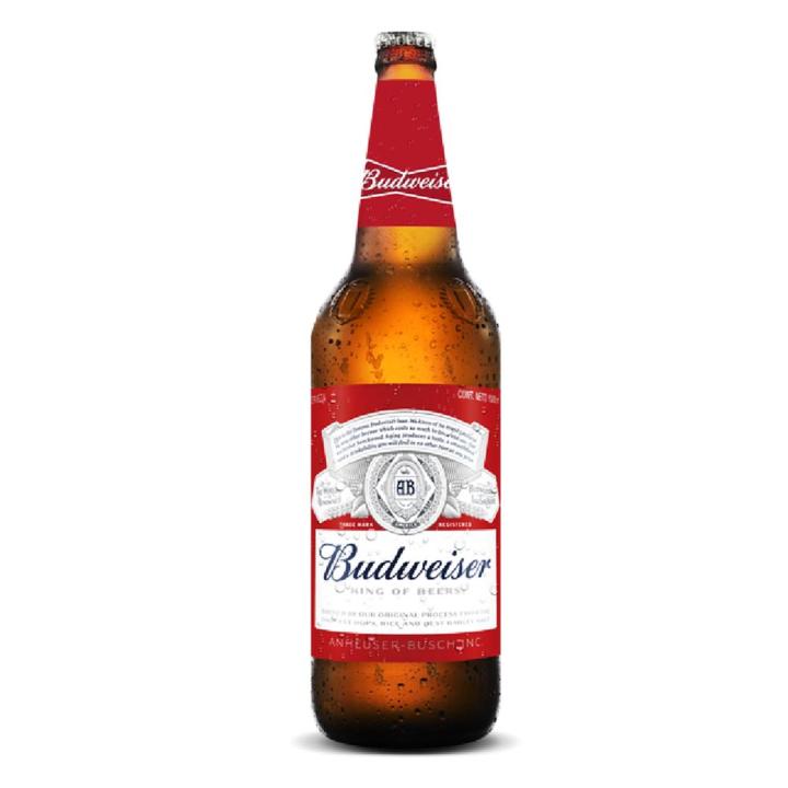 Cerveza BUDWEISER Botella 1 L