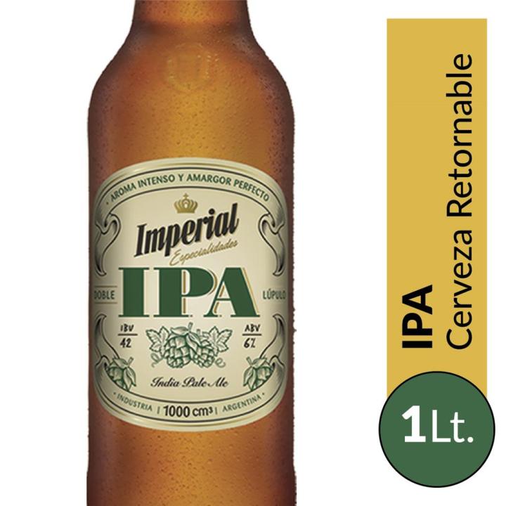 Cerveza Ipa IMPERIAL Botella 1 L