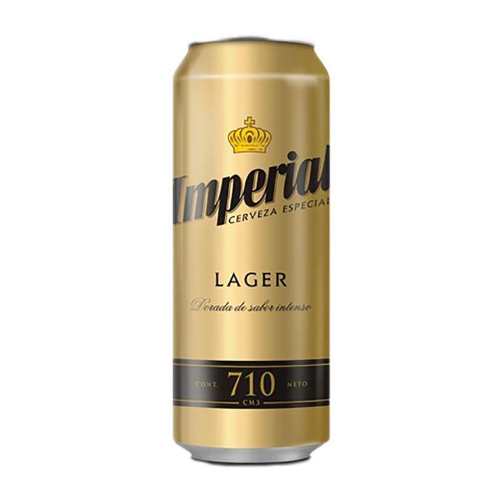 Cerveza Lager Imperial Lata 710 CC