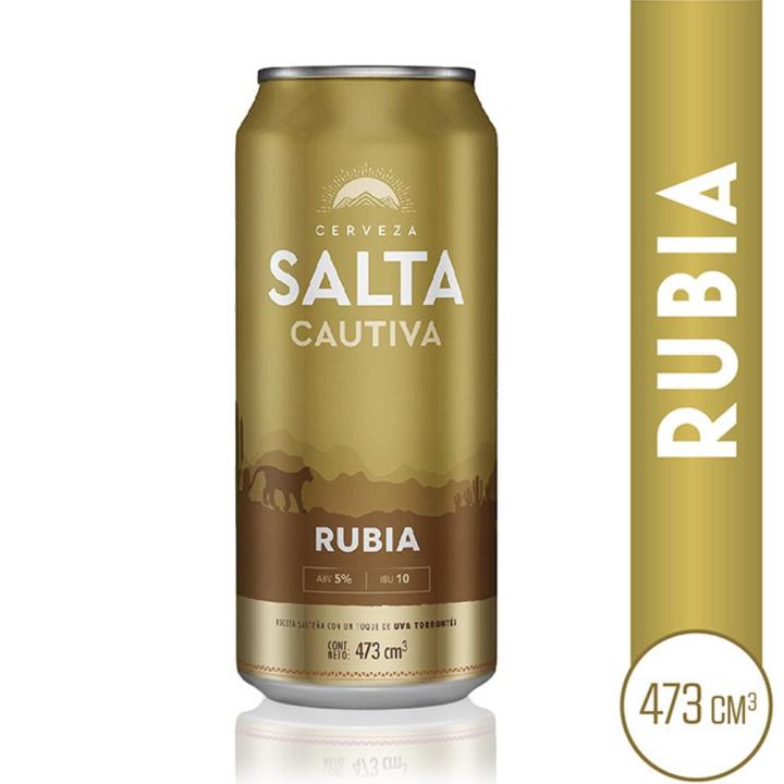 Cerveza Cautiva Rubia SALTA 473 Cmq