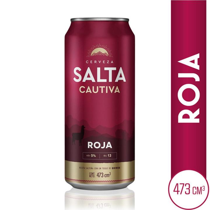 Cerveza Cautiva Roja SALTA 473 Cmq