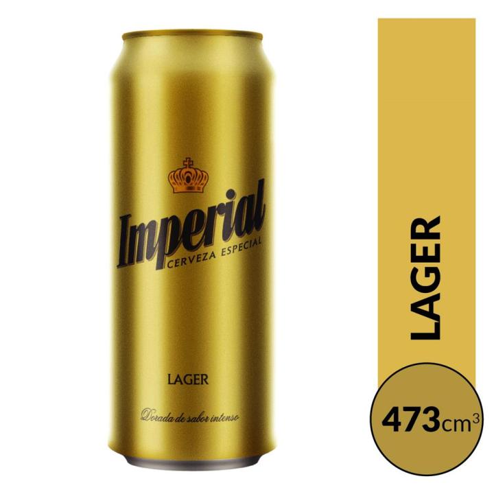 Cerveza Lager IMPERIAL Lata 473 Cc