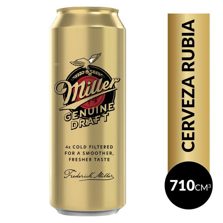 Cerveza Miller Lata 710 CC