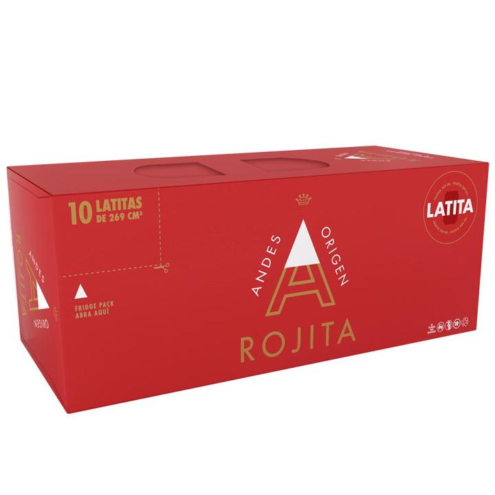 Cerveza Rojita Andes Origen Pak X10 Uni 269cmq