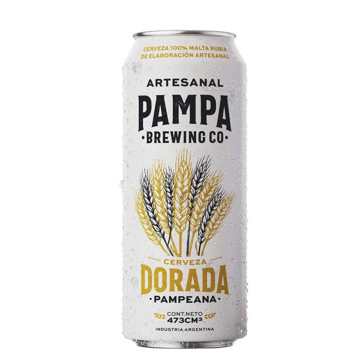 Cerveza Dorada PAMPA BREWING CO Lata 473 Cc