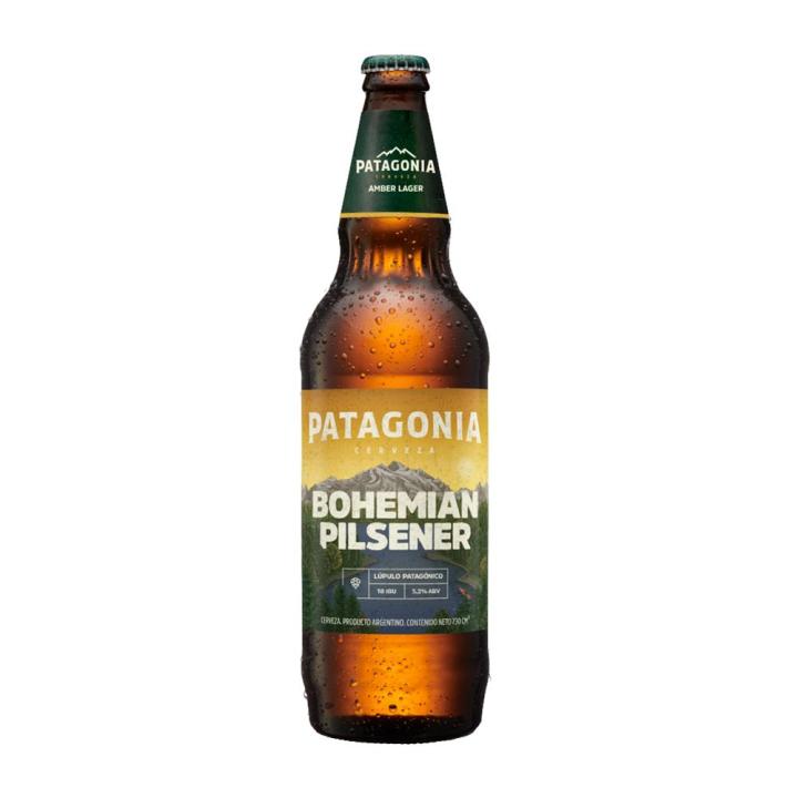 Cerveza Bohemian Pilsener PATAGONIA Botella 730 Cc