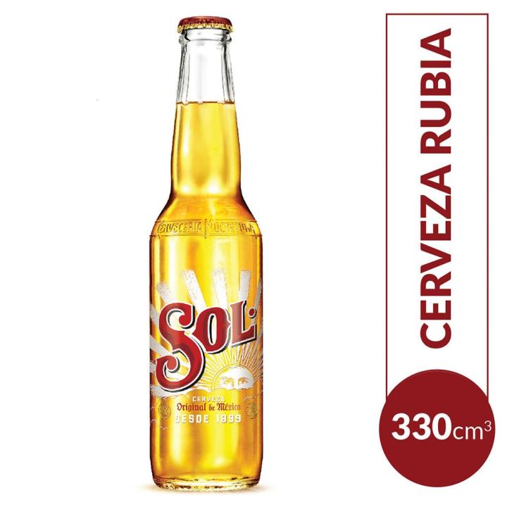 Cerveza SOL Porron 330 Cc