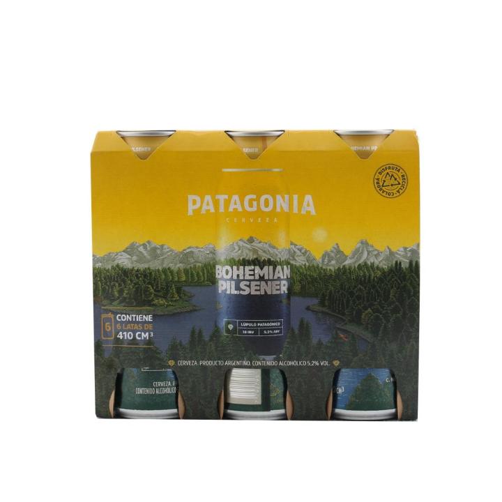 Cerveza Bohemian Patagonia Pak X6 410 Cmq