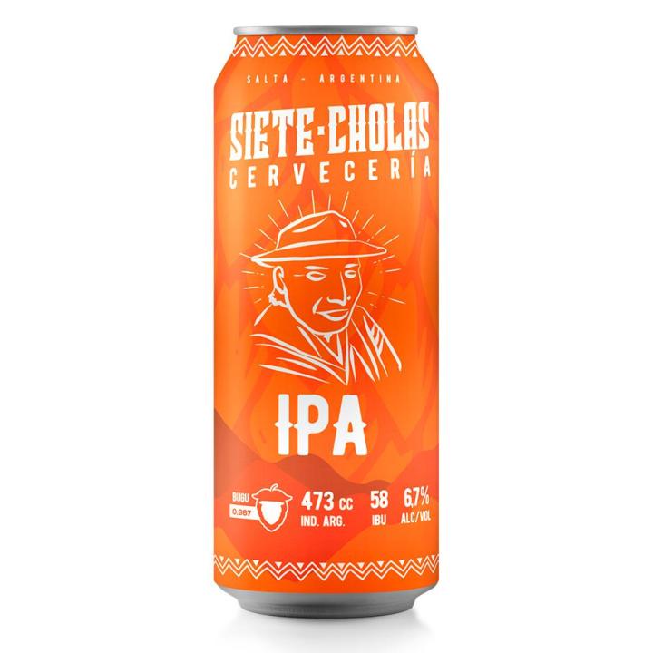 Cerveza Ipa Siete Chola Lat 473 Cmq