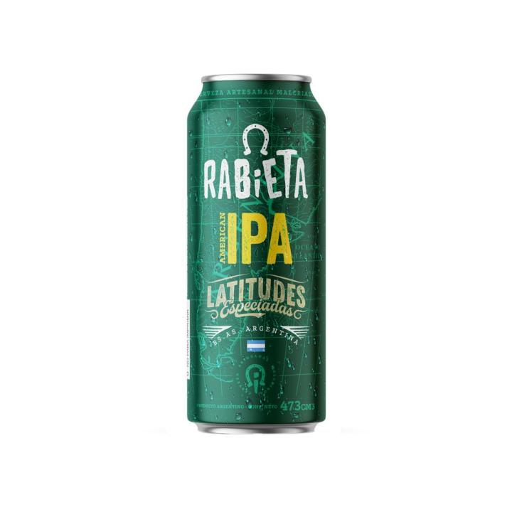 Cerveza Ipa RABIETA Lata 473 Cc