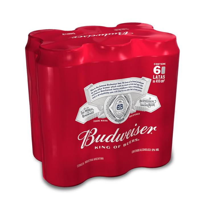 Cerveza Budweiser Pak X6 Uni 410 Cmq